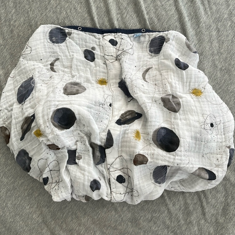 Little Unicorn Cotton Muslin Car Seat Canopy - Planets